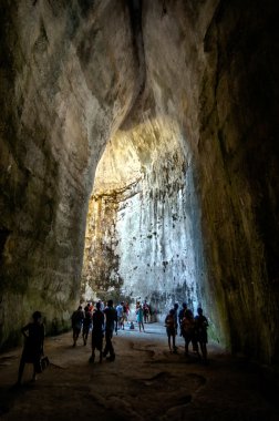 Ear of Dionysius in Siracusa, Sicily, Italy clipart