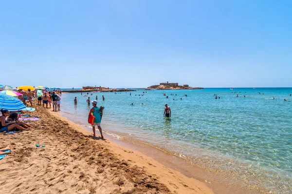 Isola delle Correnti, Capo Passero - Sicily — Stock Photo, Image