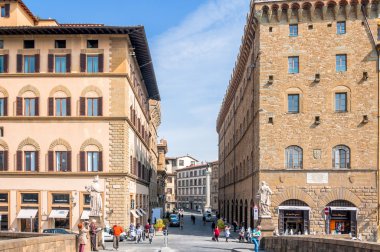 tarihi merkezinde Floransa, İtalya.