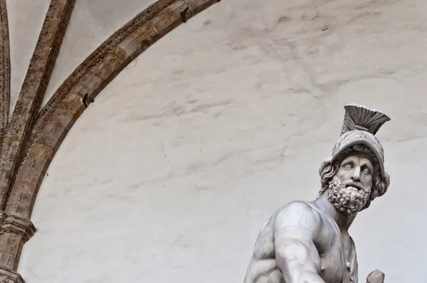 Statue of greek hero Menelaus holding Patroclus in Florence — Stock Photo, Image