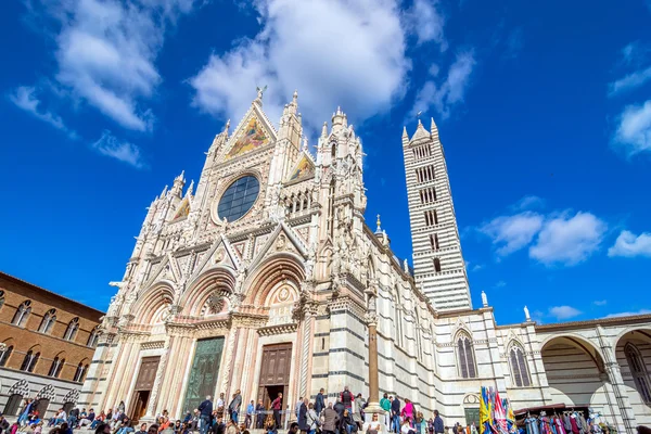 Catedral de Santa Maria Assunta en Siena, Italia — Foto de Stock