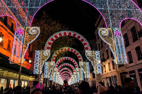 Festival delle luci a Lione — Foto Stock