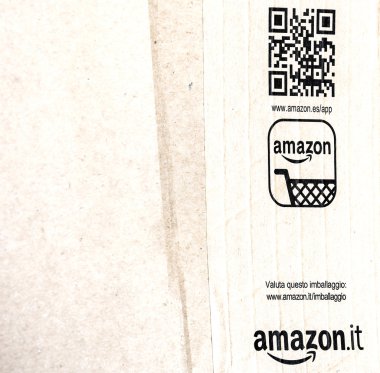 ayrıntı tipik Amazon paketi