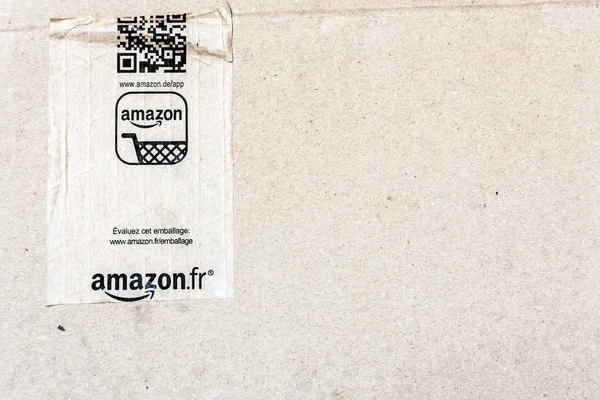Detail of typical Amazon package — Stock Photo, Image
