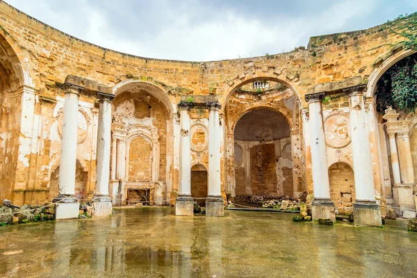 Ruinele bisericii Sant 'Ignazio din Mazara del Vallo, Sicilia — Fotografie, imagine de stoc