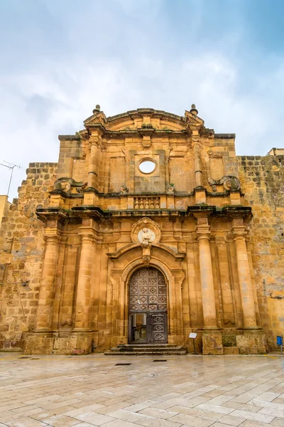 Ruiny kostela Sant'Ignazio v Mazara del Vallo, Sicílie — Stock fotografie