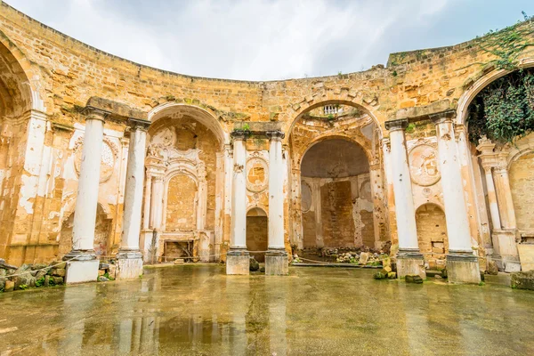 Ερείπια εκκλησίας του Αγίου Ιγνατίου στη Mazara del Vallo, Σικελία Royalty Free Φωτογραφίες Αρχείου
