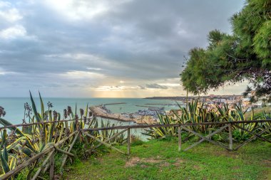 kıyı şeridi Sciacca, Sicilya