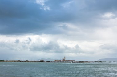liman ve waterfront Trapani, Sicilya