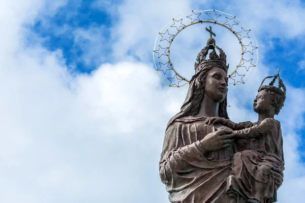 Mary star of the sea statue in Trapani, Italy — Stock Photo, Image