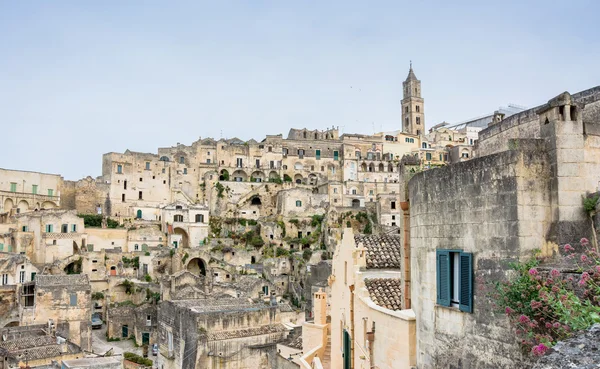 Oude stad van Matera, Basilicata, Italië — Stockfoto