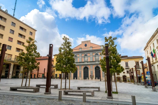 Główny plac w Potenza, Włochy — Zdjęcie stockowe