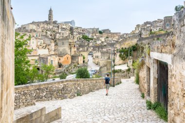 Matera, Basilicata, İtalya'nın antik kenti