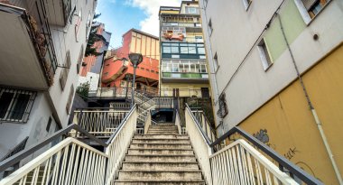 Potenza, İtalya şehir cadde görünümü