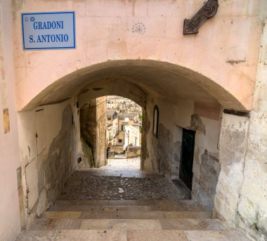Matera, Basilicata, İtalya'nın antik kenti
