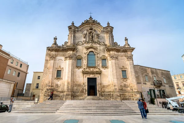Kirche St. Francesco. Matera. Basilikata. Italien. — Redaktionelles