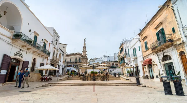 Staré město v Ostuni, Itálie — Stock fotografie