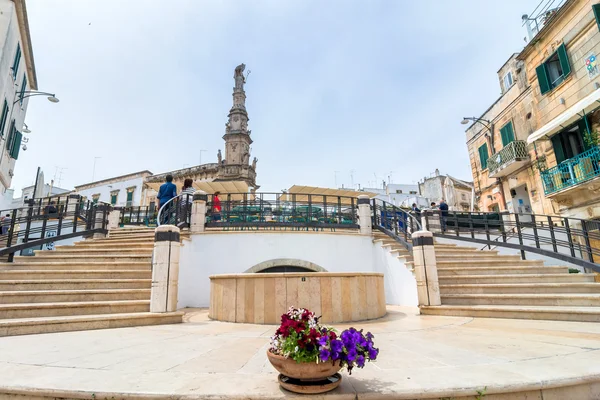 eski şehir Ostuni, İtalya