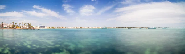 Porto Cesareo kıyı şeridi iyon Coast, İtalya — Stok fotoğraf