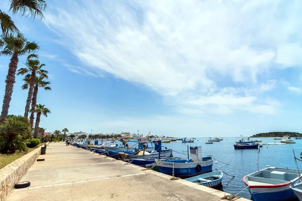 Porto Cesareo coastline in Ionian coast, Italy Royalty Free Stock Images