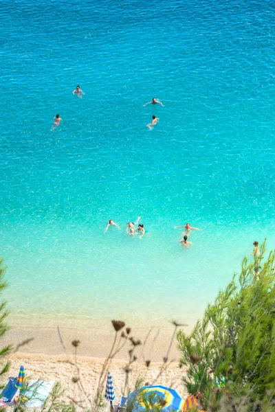 Sirolo strand in Conero nationaal park, Italië — Stockfoto