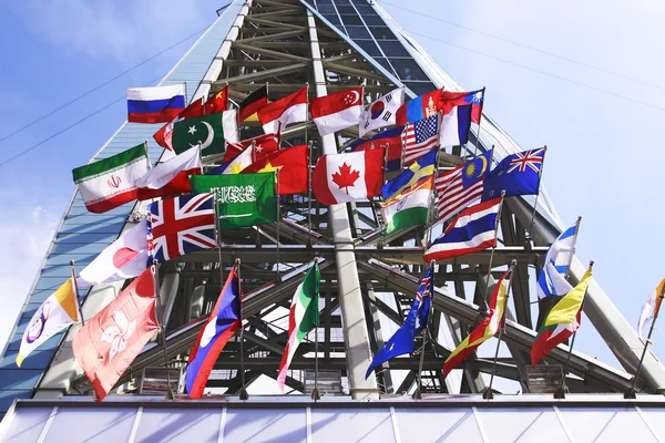 Banderas internacionales Fotos De Stock Sin Royalties Gratis