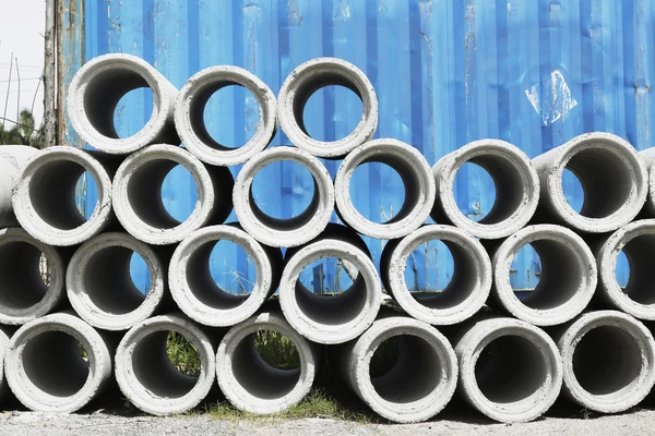 Concrete Drainage Pipe — Stock Photo, Image