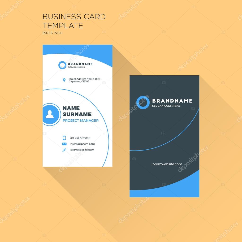 Personal Business Cards Template from st2.depositphotos.com