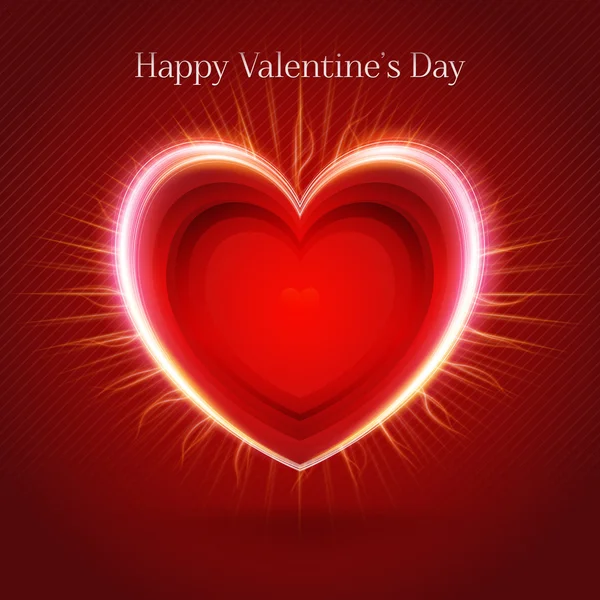 Valentines Day Abstract Background. Romantic Vector Illustration for Greeting Cards Design. Happy Valentines Day — 图库矢量图片