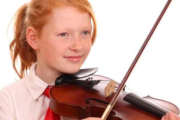 A young violinist — Stock Photo, Image