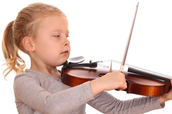 A young violinist — Stock Photo, Image