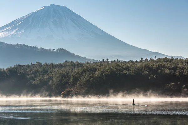 Monte Fuji con Lago Saiko — Foto Stock