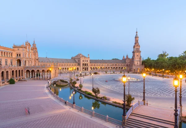 Espana Plaza i Sevilla i Spanien — Stockfoto