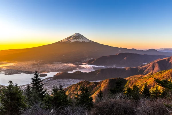 Hora Fuji sunrise Japonsko — Stock fotografie