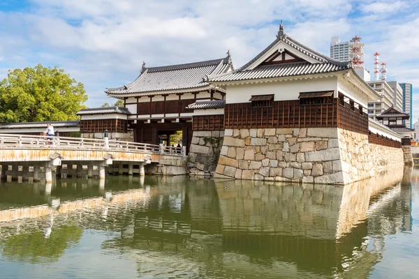 Brama zamku Hiroshima w Japonii — Zdjęcie stockowe