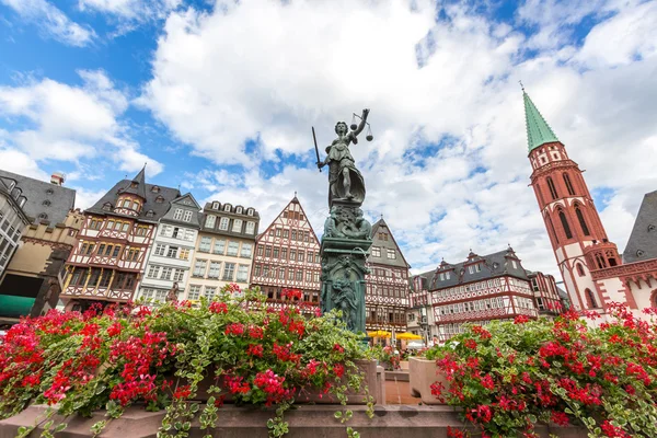 Frankfurt cidade velha na Alemanha — Fotografia de Stock