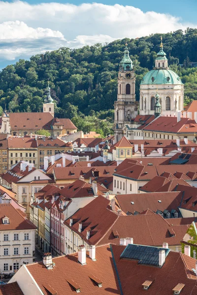 Praag stadsgezicht weergave — Stockfoto