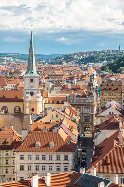 Praag stadsgezicht weergave — Stockfoto