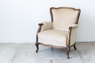 Beyaz Retro sandalye