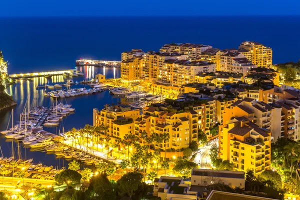 Fontvieille Monako Harbor — Stock fotografie