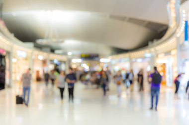 Havaalanı yatılı alan bulanık arka plan