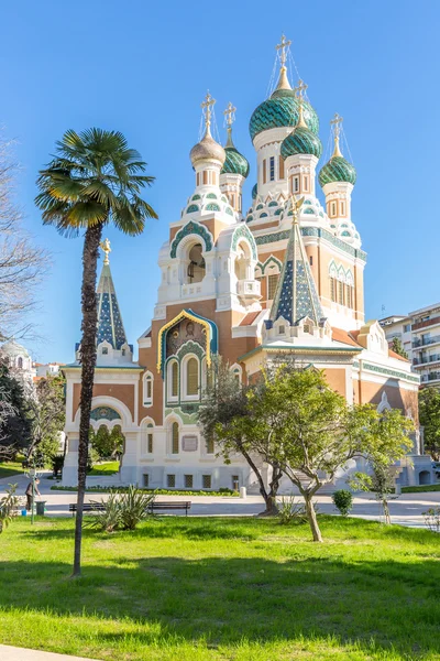 Ortodoxa kyrkan i Nice — Stockfoto