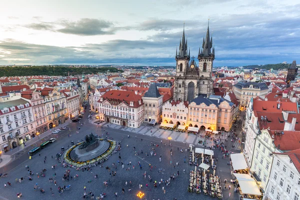 Prague praça da cidade velha — Fotografia de Stock