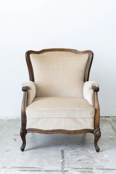 Chaise rétro blanche — Photo