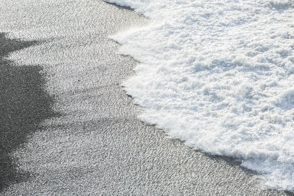 Black beach in Iceland — Stock Photo, Image