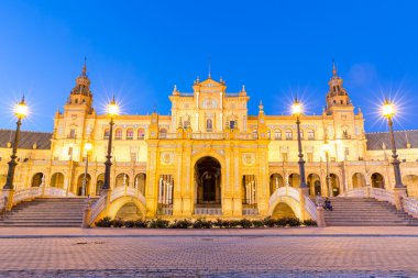 Seville İspanya'ya Plaza'nın cephe