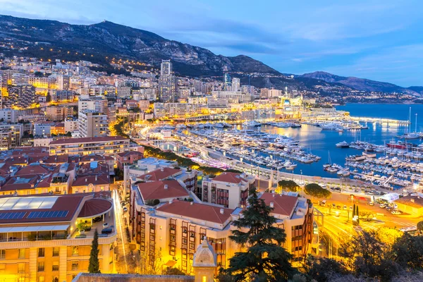 Mónaco, porto de Monte Carlo — Fotografia de Stock