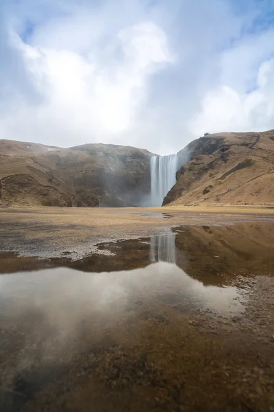 Skogafoss waterval in IJsland — Stockfoto