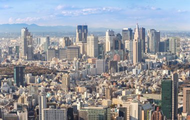Tokyo Shinjuku manzarası