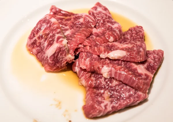 Японская говядина вагью барбекю якинику — стоковое фото